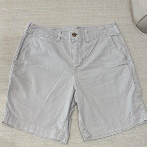 American Eagle Outfitters Men's Light Gray Shorts